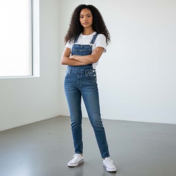 Free People Denim - ⭐️ Free People Denim Jean Overalls Coveralls Size 26R